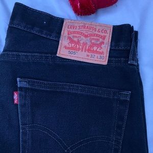 Black levi jeans W32 L30
